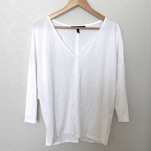 Off white 3/4 sleeve shirt
